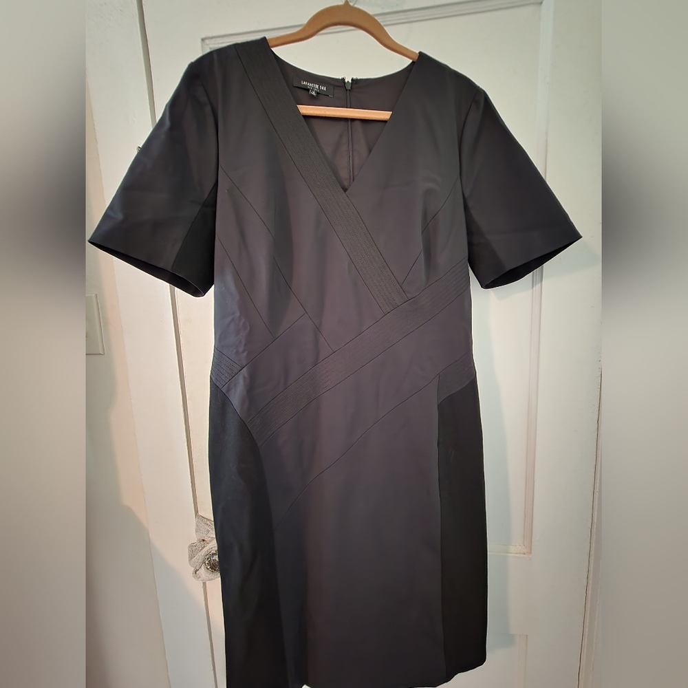 Lafayette 148 Akira V-neck Dress 14